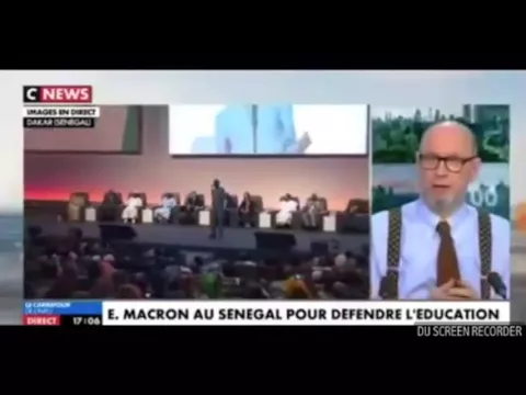 Harold Hyman sur la visite Macron au Sénégal (CNEWS) HILARANT !